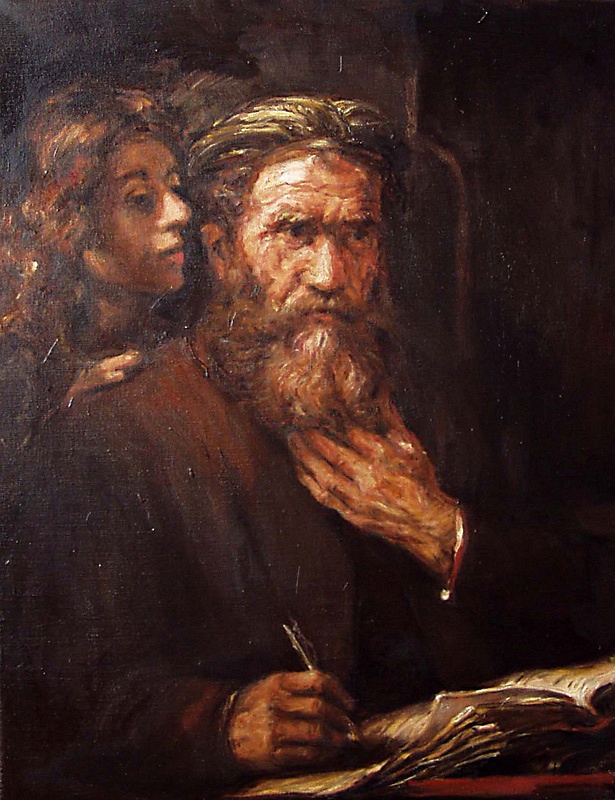 Kopie Rembrandt, Sv. Matouš